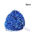 thumbnail image 4 of Cateissary Paquete de 2 pompones de porristas, accesorios de música para Club deportivo, pompones de mano para competición, decoración de Kits de decoración para fiestas Azul, 4 of 6