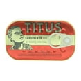 TITUS Sardines in Oil Sardinas en Aceite 125 g (Pack of 12)