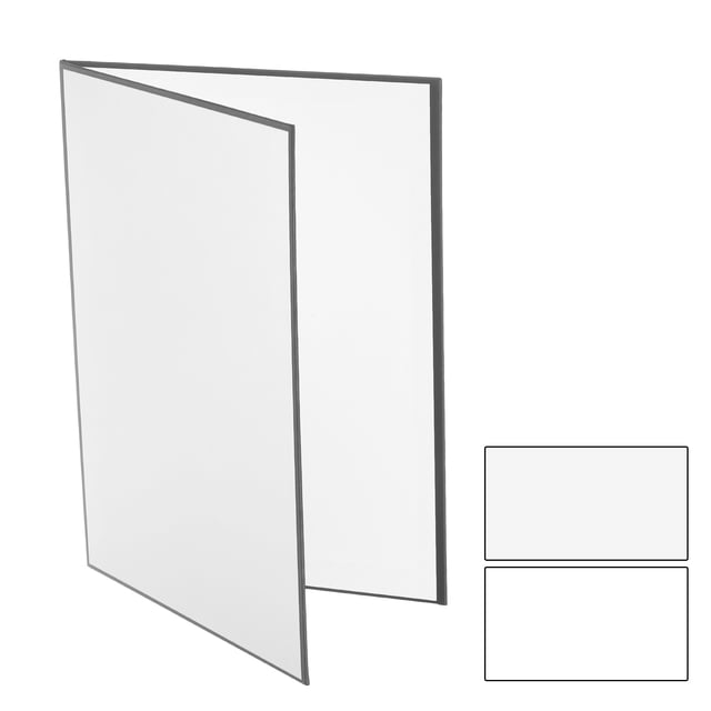 Uxcell 11"x8" Light Reflectors 2 in 1 Photography Reflectors Cardboard