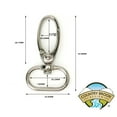 thumbnail image 2 of 25 - Country Brook Design® 3/4 inch Lobster Clip Swivel Snap Hook, 2 of 5