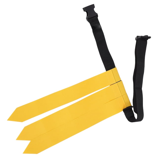 HONITANO Ceinture de Drapeau de Football Réglable en Nylon PVC pour Extérieur avec Drapeaux Multicolores pour Entraînement