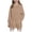Khaki, variant on Wonitaaizi Long Hoodie for Girls Lightweight Casual Oversized Long Sleeve Hooded Sweatshirts Solid Hoodie Dress (5-6 Years,Pink)