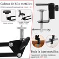 thumbnail image 3 of LEKOU Soporte para Tel&eacute;fono Celular, Brazo Articulado Ajustable con luz LED, Soporte de Video para Tel&eacute;fono, Celular Soporte para Grabaci&oacute;n para Transmisi&oacute;n, 3 of 7