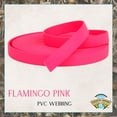 thumbnail image 4 of Country Brook Design® 3/4 Inch Flamingo Pink PVC Webbing, 10 Yards, 4 of 6