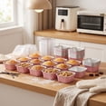 thumbnail image 6 of 30 Pack Disposable Aluminum Foil Pans, Small Round Cake Tins and Tart Molds for Baking Desserts and Meal Prep, 5 oz Recyclable Tin Foil Containers for Parties and Takeout, Pink, 6 of 6