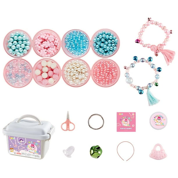 Juguete De Cuentas Hecho A Mano Diy Con Juego De Accesorios Para Niños, Pulsera Tejida Creativa Para Niñas, Juguetes Para Hacer Joyas, Regalo Educativo Para Niños sonducket FN007628-03
