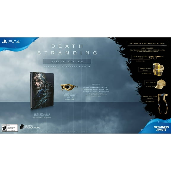 Death Stranding Special Edition Sony PlayStation 4 711719532798