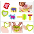 thumbnail image 2 of Vogacara 20 piezas, regalos para niños, herramienta de arcilla, juego de plástico para apretar, modelo de herramientas, molde de plastilina de Juguetes, 2 of 6