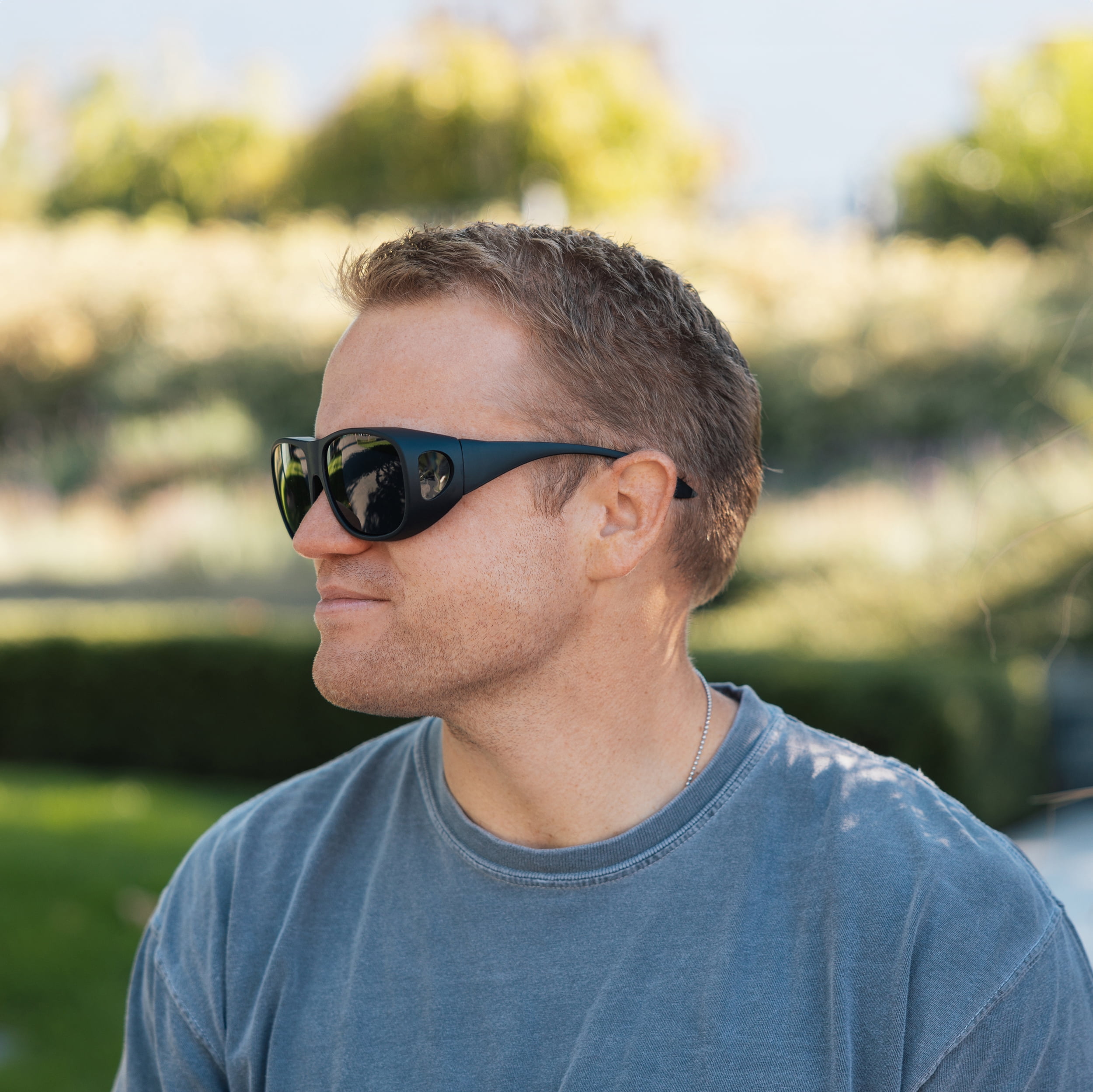 AMIR Fit Over Super Dark Sunglasses