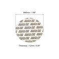 thumbnail image 2 of 40mm/1.56inch Foam Lid Liner,50pcs Foam Resistant Tamper Pressure Sensitive Seal, 2 of 6