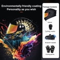 thumbnail image 5 of DOCRELD Bluetooth Modular Motorcycle Helmet,Motorcycle Helmet,DOT Approved,Dual Visor Full Face Flip up Integrated Motorcycle Helmets,Built-in Dual Speaker Microphone,Waterproof Adults Men Women, 5 of 7