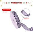 thumbnail image 2 of Lojalitet Cinta a Cuadros de 49 Yardas Cinta de Envoltura navideña Cinta a Cuadros a Cuadros para decoración de Manualidades DIY, Manualidades con Lazos Florales, 2 of 5