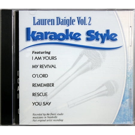 Daywind Karaoke - Lauren Daigle Volume 2 Karaoke Style NEW CD+G Daywind 6 Songs