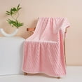 thumbnail image 5 of AYktou Cloud Pattern Coral Velvet Bath Towels for Women and Men, Household Bathroom Towels Highly Absorbent Drying Hair Towel Outdoor Shawl Beach/ Towel Washing Face Washcloth/ Hand Towels, Pink, 5 of 7