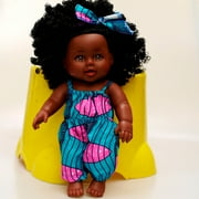 Jacenvly New Sensory Toys Little Negro Doll 30Cm Simulation Dolls Play House Simulation Dolls Children's Sleeping Dolls Boys Toys Age 8-10