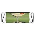 thumbnail image 7 of Yayeee Waist Apron with Pockets for Cooking Waterproof Half Server Aprons, Red Martini, 7 of 7