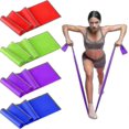 thumbnail image 1 of Theraband Set With 4 Levels Of Resistance Ideal For Yoga Pilates And Strength Training, 1 of 4