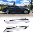 thumbnail image 2 of 10x Car Front Left & Right Chrome Trim Molding For- F10 F11 528I 535I 51137336645 51137336646, 2 of 8