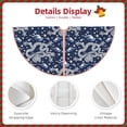 thumbnail image 3 of Rateoe Dragon Pattern Christmas Tree Skirt with Ties , Christmas Tree Decorations, Farmhouse Christmas Decor Xmas Holiday Decorations-36", 3 of 6