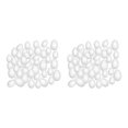 thumbnail image 1 of Toystoory Blanco Para Espuma Agradable Para La Piel Y No Tóxico Para Manualidades Y Huevos Fácil De Aplicar Manualidades Fácil Color 50 80 100 50 80 100 120 mm 50 piezas 2Conjunto, 1 of 1