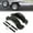 Black, variant on KOJEM 13" Single Axle Trailer Fenders Pair, w/ Steps,Fit for 13in Wheels Tires Skirt Boat, Black Set of 2
