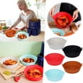 thumbnail image 1 of Xihbxyly Air Fryer Liners 7.5 Inch Food Grade Air Fryer Silicone Liners High Temperature Resistant and Easy to Clean Air Fryer Liners Reusable Suitable for Air Fryer Ovens, 1 of 3