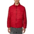 thumbnail image 2 of 32 Degrees Mens Packable Bomber Jacket, Red, Small, 2 of 2
