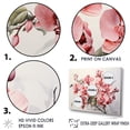 thumbnail image 3 of Designart "Orchids In Minimalistic Dream II" Orchids Floater Framed Wall Art Prints, 3 of 5
