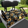 thumbnail image 4 of Uourmeti Sunflower Golf Cart Seat Covers with Pockets, Front Pockets Golf Cart Seats Cushion Covers Fit for 2 Passenger, 4 of 8