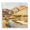 Wispy Desert River Landscape_v1, variant on Stupell Industries Southwestern Wispy Desert River Black Floating Frame Canvas Art, 18 x 18, by Petals Prints Design