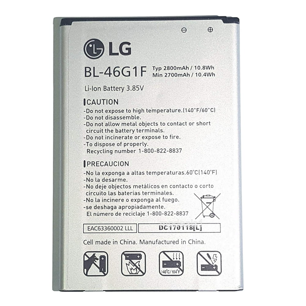 LG OEM Original Cell Phone Battery BL46G1F Liion Battery 2700mAh 10