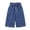 4-Dark Blue, variant on Bigetiay Girls Wide Leg Pants Summer Lightweight Soft Denim Casual Loose Fit, Size 7-8 Years