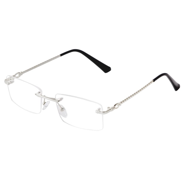 Gafas de sol JUDOO sin montura rectangulares de moda para hombres y mujeres