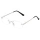 thumbnail image 1 of Gafas de sol JUDOO sin montura rectangulares de moda para hombres y mujeres, 1 of 9