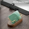 thumbnail image 4 of RUseeN Business Card Holder for Desk, Wooden Creative Business Card Display for Desk, Wood Business Card Stand for Office, Tabletop (Walnut), 4 of 7