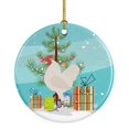 thumbnail image 1 of German Langshan Chicken Christmas Ceramic Ornament, 1 of 1