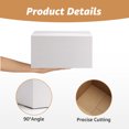 thumbnail image 3 of 40-Pack 9x6x3 White Corrugated Cardboard Mailer Boxes, 3 of 7