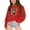 Red, variant on Little Kid Girls Zipper Hoodie 4t 5t Girls Hoodie Cat with Ears Butter Zip up And Children's Winter Christmas Themed Cow Print Warm And Comfortable Grey 4-5 Years