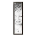 thumbnail image 2 of ArtToFrames 9" x 36" Dark Mahogany Silver Picture Frame, 9x36 inch Multi Wood Poster Frame (WOM-5024),  Pack, 2 of 7