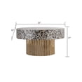thumbnail image 3 of T 1207-32 Modern Style Coffee Table of Stainless Steel in Gold Color, 3 of 3