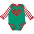 thumbnail image 3 of Inktastic All You Need is Love Red Heart Shape Boys or Girls Long Sleeve Baby Bodysuit, 3 of 5