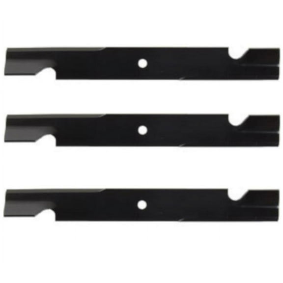 XHT Lawnmower Blades 20-1/2", 5/8", Notch (Set of 3) - B1DC1501,3