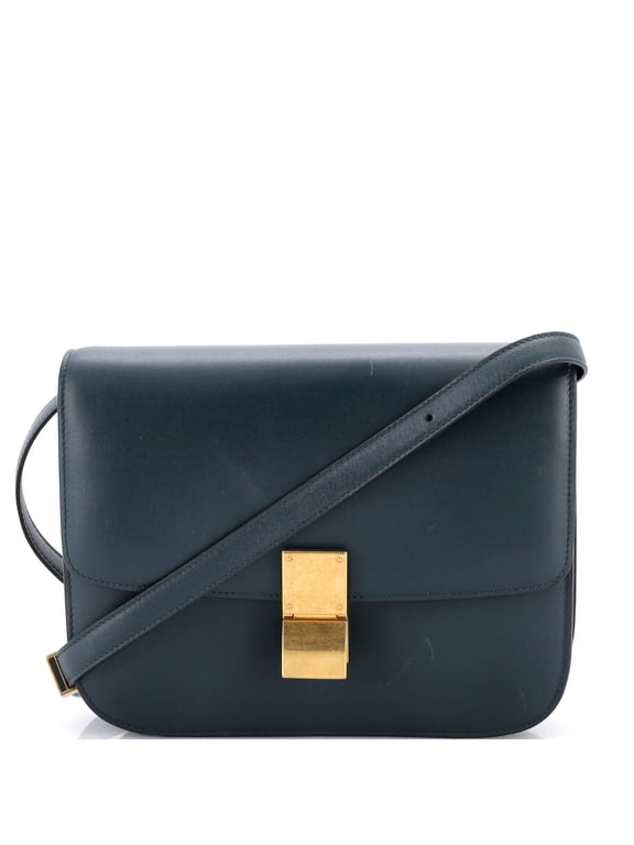 Pre-Owned Classic Box Bag Smooth Leather Medium By Rebag