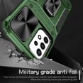 thumbnail image 3 of Allytech for Samsung Galaxy A23 4G Case with Camera Lens Protector, Full Body Shockproof Rugged Hybrid PC TPU Bumper Kickstand Slim Case Phone Cover for Samsung Galaxy A23 4G - Green, 3 of 10
