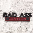 thumbnail image 2 of Logotipo del coche, logotipo de modificación del coche, logotipo de BAD ASS Fender, edición de metal, pegatina para la carrocería del coche, logotipo de la cola del coche, 2 of 5