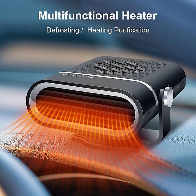Calentador de coche portátil de 24v, ventilador de calefacción eléctrica, secador, desempañador de parabrisas, calentador eléctrico, soplador de aire caliente oso de fresa Electrónica