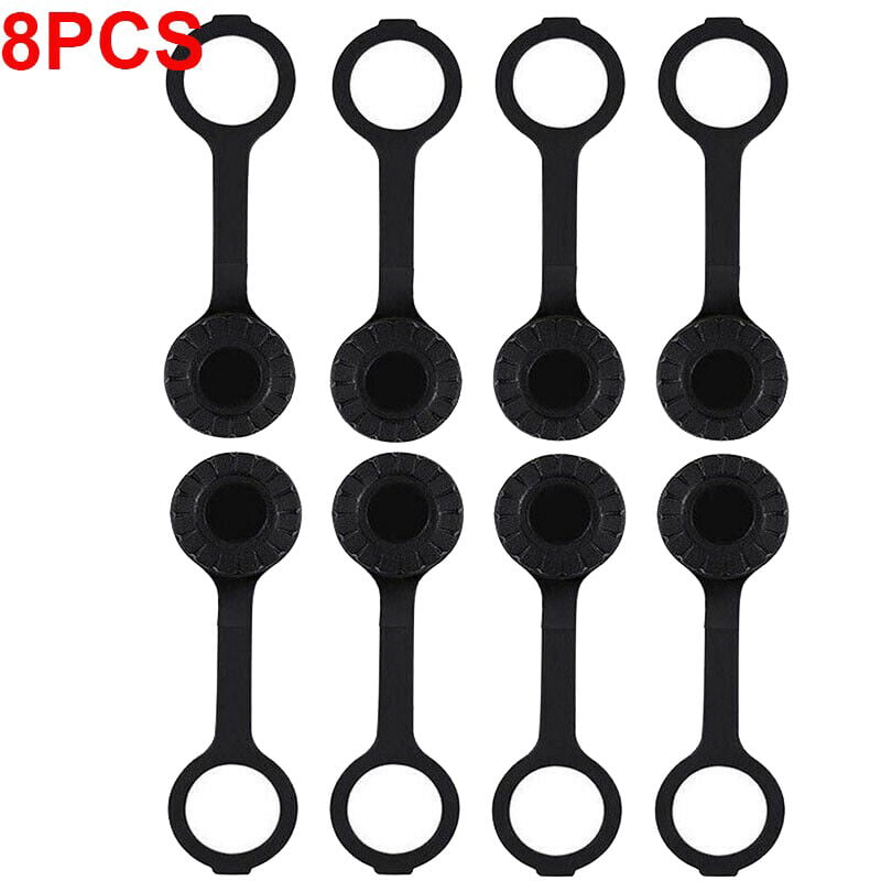 8 Pcs Gas Can Rear Vent Cap With O Ring Gasket Leash Replacement Fixing Screw 