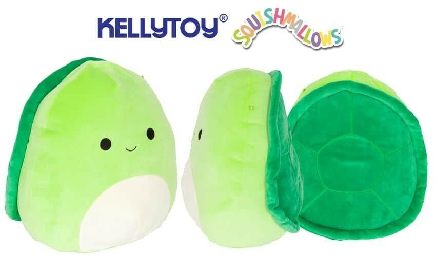 Large Squishmallow Sea Animal Henry The Turtle Plush Doll Gift Toy Boys Girls 12 
