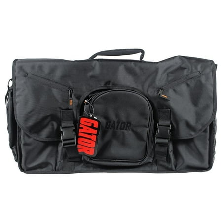 UPC: 0716408529752 | Gator Cases Messenger Style Bag for Laptop Based DJ MIDI Controller Laptop and Headphones (G-CLUB CONTROL 25)