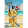 thumbnail image 2 of West, Ronald 11x14 White Modern Wood Framed Museum Art Print Titled - No Alcohol Beyond This Point II, 2 of 4